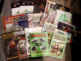 Large quantity of mixed books mainly motorcycle related. Not available for in-house P&P