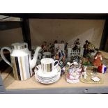 Quantity of mixed ceramics including a tea service. Not available for in-house P&P