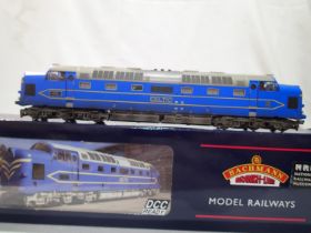 OO scale Bachmann 32-521 NRM Deltic Prototype, Weathered, in excellent condition, missing buffers,