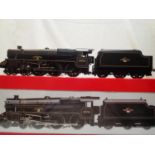 OO scale Hornby R2555, class 5mt, Ayrshire Yeomanry, 45156, Black, Late Crest, in excellent