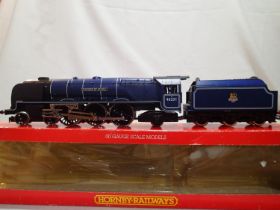 OO scale Hornby R372, Duchess of Atholl, BR Express Blue, 46231, Early Crest, in excellent