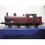 OO scale Bachmann 31-168, Lanc and York tank, 2.4.2, LMS Crimson, in near mint condition, no