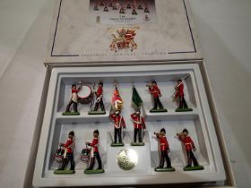 Britains 5800 Green Howards ten piece band, excellent condition, ex display models. UK P&P Group