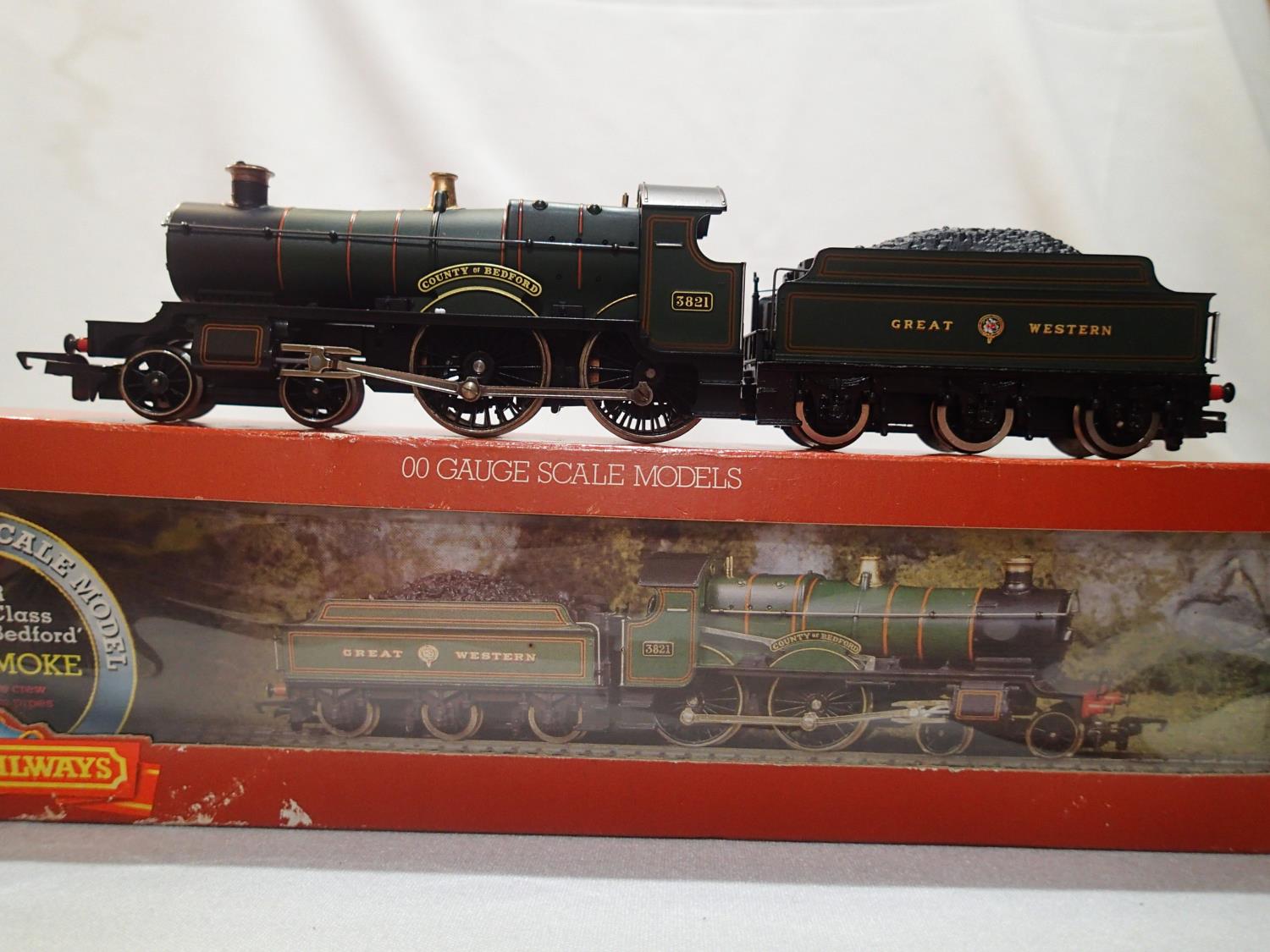 OO scale Hornby R392, County of Bedford, 3821, G.W.R Green, in excellent condition, no paperwork,