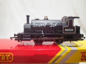 OO scale Hornby R3064, black tank, Smokey Joe, 56025, in near mint condition, no paperwork, box