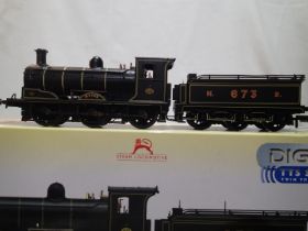 OO scale Hornby R3600 TTS, class J36, N.B.R Maude, 673, fitted sound (code 10), in near mint