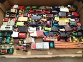 Approximately fifty diecast vehicles, mostly Matchbox Yesteryears, early and late issues, in fair