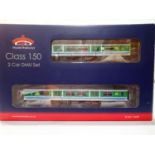 OO scale Bachmann 32-937, class 150 two car DMU Centro Livery, in near mint condition, wear to