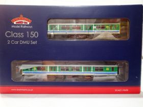 OO scale Bachmann 32-937, class 150 two car DMU Centro Livery, in near mint condition, wear to