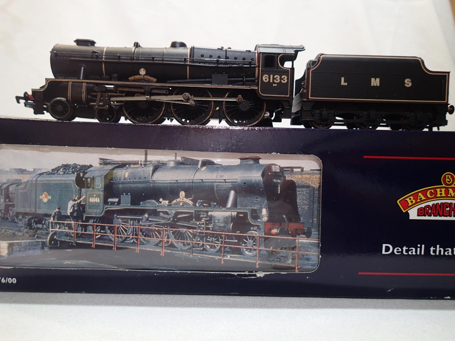 OO scale Bachmann 31-226 Scot class Green Howards, 6133, LMS lined black, in excellent condition, no