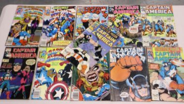 Marvel Comics: Captain America: 40 mixed issues. UK P&P Group 1 (£16+VAT for the first lot and £2+