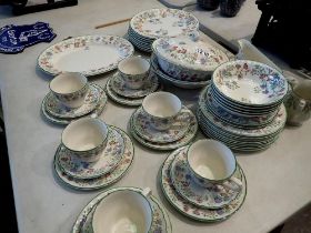 Churchill floral dinner service. Not available for in-house P&P
