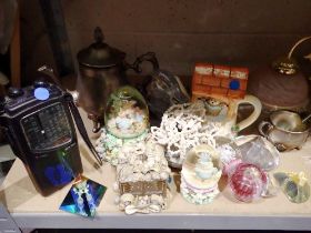 Mixed items including silver plate. Not available for in-house P&P