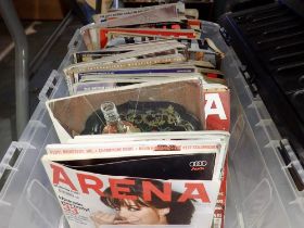 Quantity of Arena magazines, mixed condition. Not available for in-house P&P
