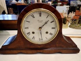 Modern Committi London chiming Napoleon hat style mantle clock. Not available for in-house P&P