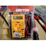 New unused multimeter. UK P&P Group 1 (£16+VAT for the first lot and £2+VAT for subsequent lots)
