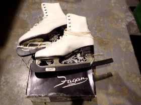 Pair of ice skates. Not available for in-house P&P