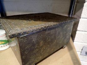 Copper bound coalbox. Not available for in-house P&P