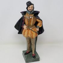 Royal Doulton Sir Walter Raleigh figurine, HN 2015, no cracks or chips, H: 32 cm. UK P&P Group 2 (£