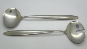 Pair of German WMF salad servers. UK P&P Group 2 (£20+VAT for the first lot and £4+VAT for