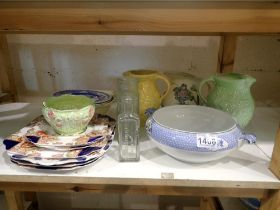 Quantity of ceramics to include sylvac and devon pottery. Not available for in-house P&P