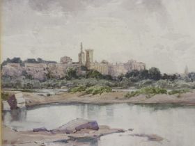 William Tatton-Winter (1855-1928): watercolour, Avignon, 39 x 30 cm. Not available for in-house P&P
