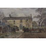 William Warden (1908 - 1982): watercolour, Brook Cottage Higher Lane Fazakerley, dated 1946, 38 x 27