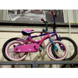 Barracuda FS20 BMX and another pink bike. Not available for in-house P&P