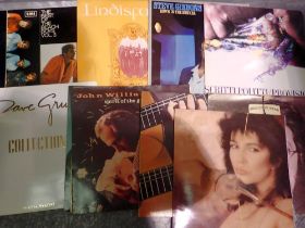Twelve Pop and Rock LP records including Lindisfarne, Scritti Politti and Beach Boys. UK P&P Group 2
