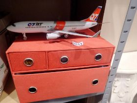 Hornby storage box with airport playset includes planes, buildings, vehicles etc. Not available