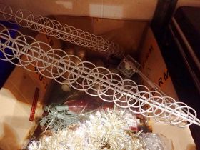 Large quantity of Christmas decorations and ornaments. Not available for in-house P&P