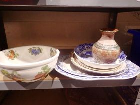 Mixed ceramics to include Spode. Not available for in-house P&P