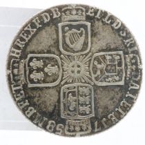 1758 silver sixpence of George II, VF. UK P&P Group 0 (£6+VAT for the first lot and £1+VAT for