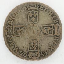 1969 silver crown of William III, FINC. UK P&P Group 0 (£6+VAT for the first lot and £1+VAT for