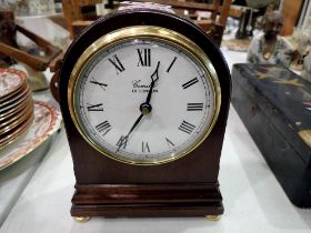 Comitti of London mantle clock. Not available for in-house P&P