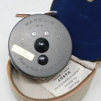 Hardy Marquis 7 fly reel in a Hardy case. UK P&P Group 1 (£16+VAT for the first lot and £2+VAT for