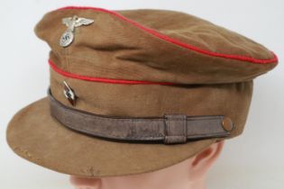 Third Reich Hitler Youth Motor Service Branch M1936 visor cap. UK P&P Group 2 (£20+VAT for the first