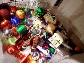 Mixed Christmas decorations. Not available for in-house P&P