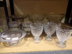 Large selection of glassware. Not available for in-house P&P