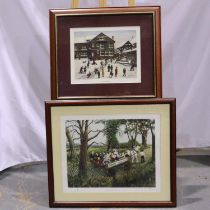 Tom Dodson (1910 - 1991): two limited edition colour lithographs, A Day After Christmas 373/500, and