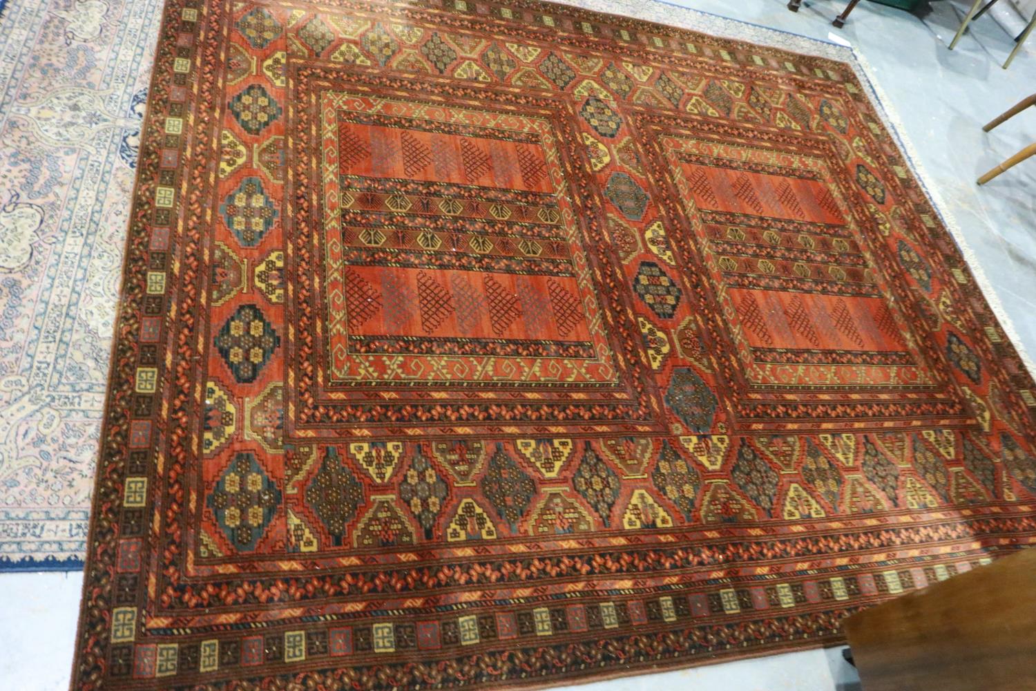 Mossoul red ground floor rug, 300 x 250 cm Not available for in-house P&P