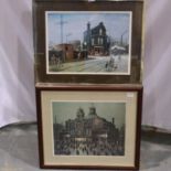 Arthur Delaney (1927 - 1987): two artist signed limited edition lithographs, Neepsend Post Office