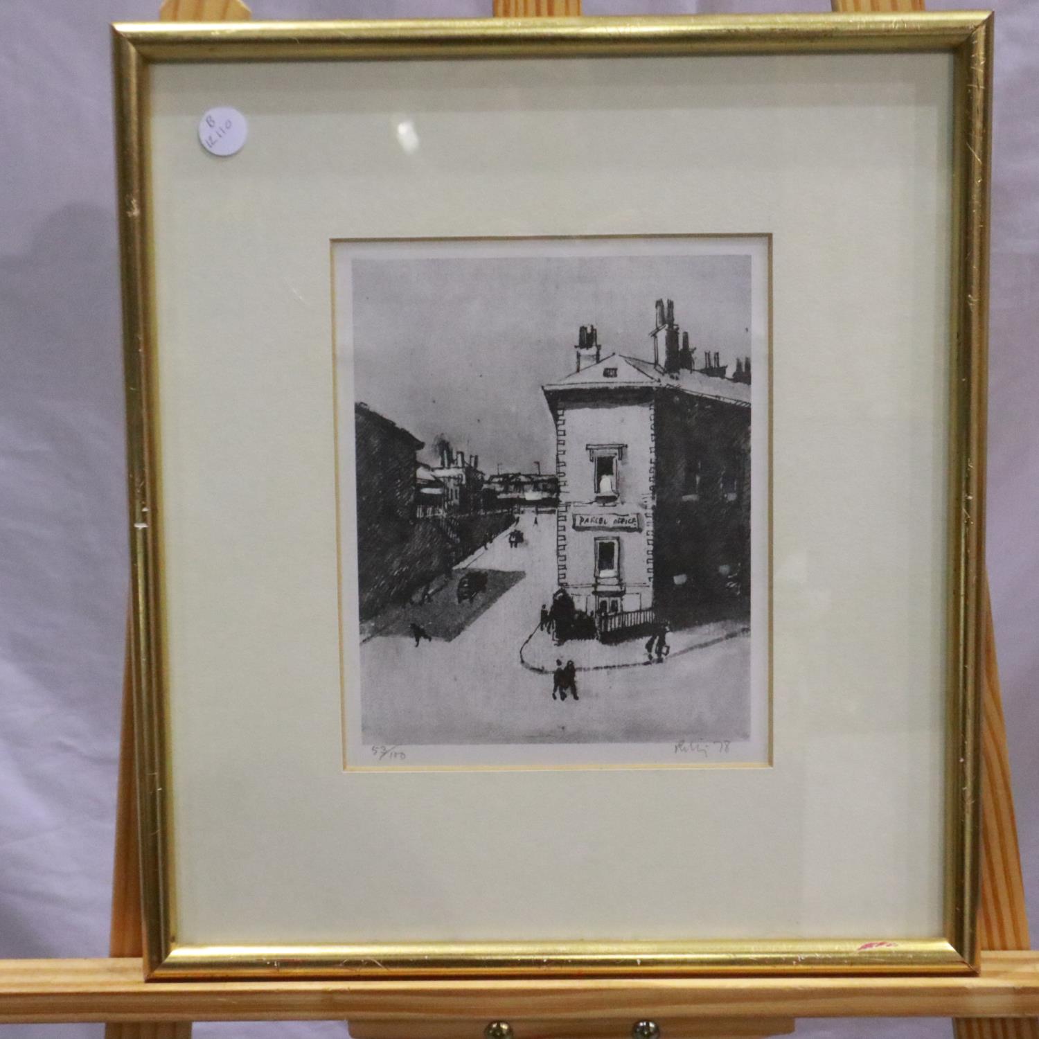 Harold Riley (1934 - 2023): artist signed limited edition print, The Parcel Office at Victoria - Image 2 of 4