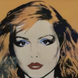 Andy Warhol (1928-1987): limited edition screenprint on Arches (France) paper, Debbie Harry 74/