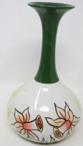 Lorna Bailey Old Ellgreave Pottery vase in the Spring pattern, limited edition 2/250, no chips or