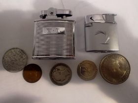 Mixed coins including silver and some lighters. Not available for in-house P&P