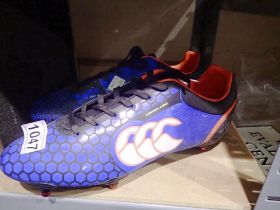 Pair of Canterbury football boots size 13 with screw on studs. Not available for in-house P&P