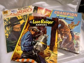 Champion and Lone Ranger annuals and magazines. UK P&P Group 1 (£16+VAT for the first lot and £2+VAT