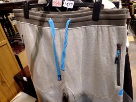 Two pairs of 0x-Tools 42 inch regular grey workwear joggers, new old stock. Not available for in-