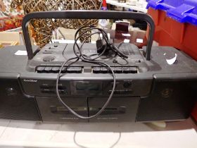 Gold star CD player/radio. All electrical items in this lot have been PAT tested for safety and have